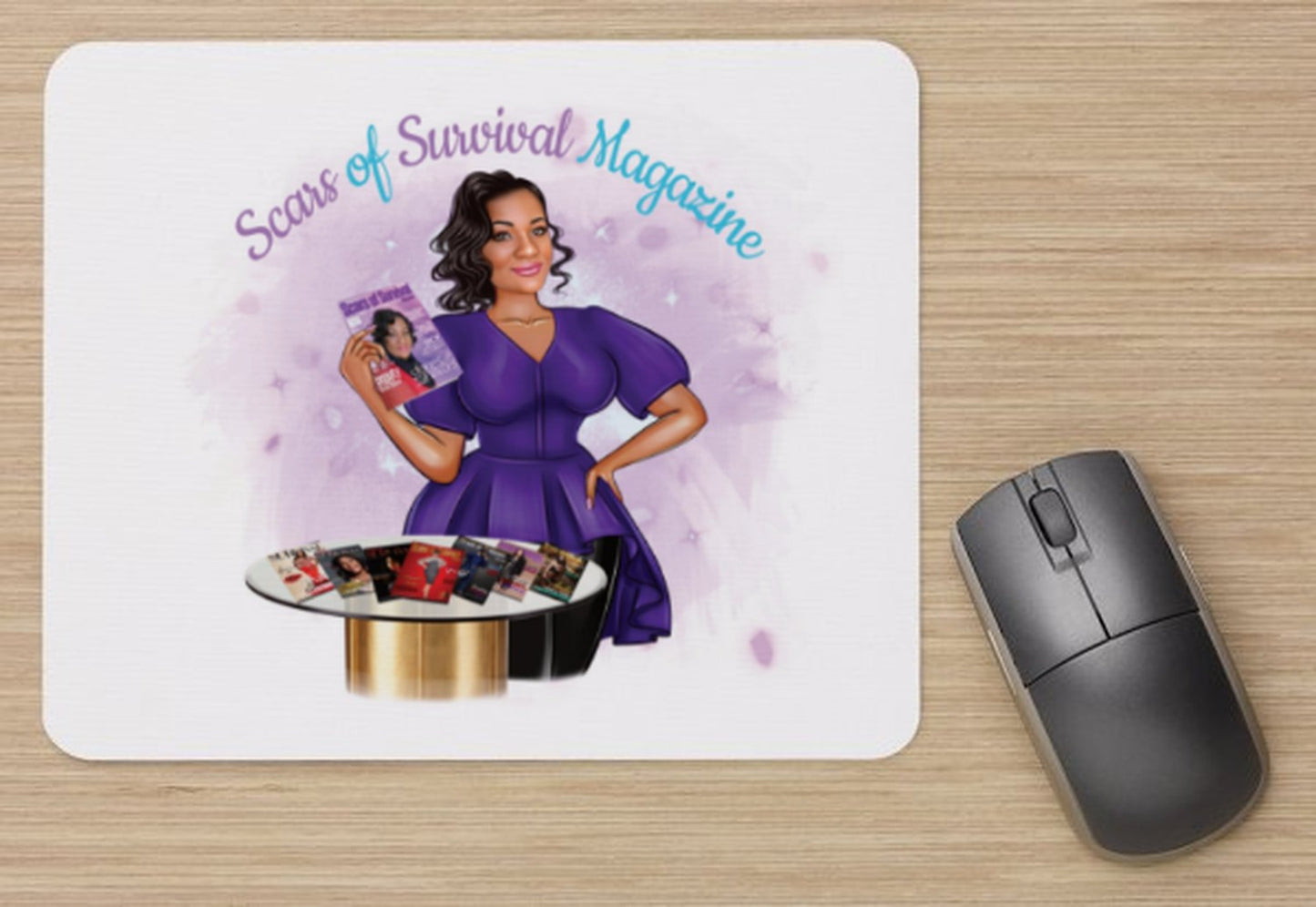 Spruce up your office with our branded mouse pad.